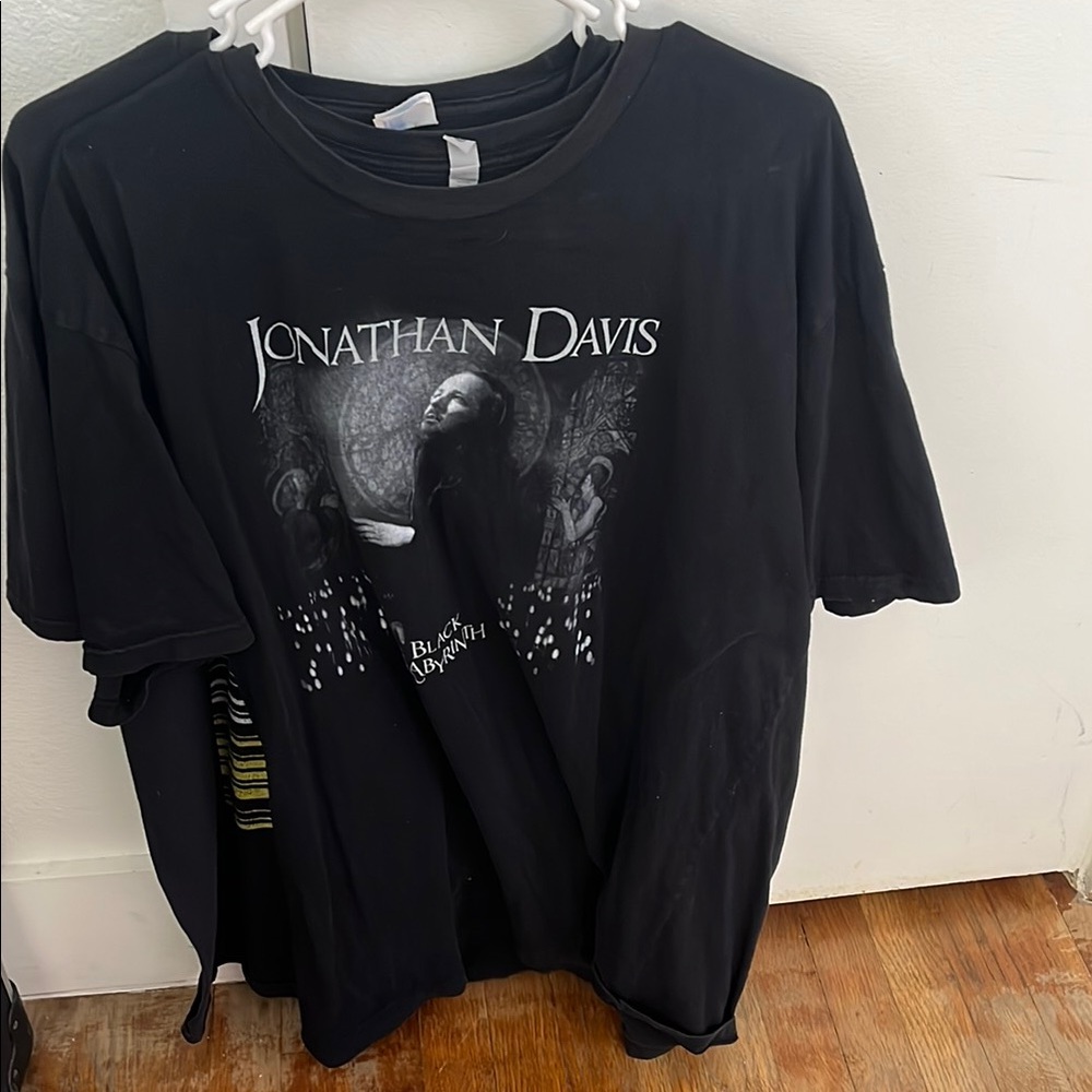 Jonathan Davis of Korn Black Labyrinth 2018 Tour Official Shirt XXL